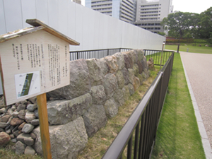 石垣モデルの展示